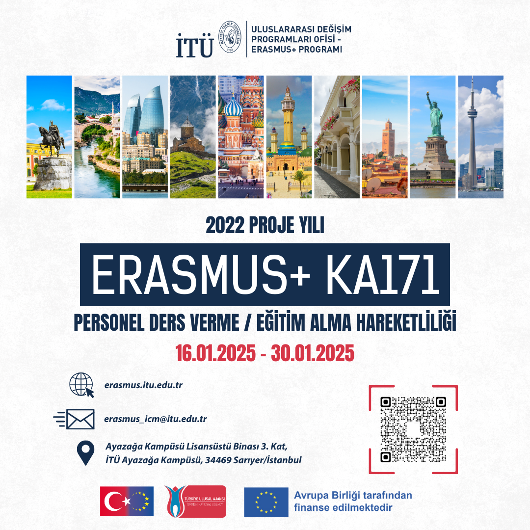 2023 Proje Yılı Erasmus+ KA171 Personel Hareketliliği Başvuruları